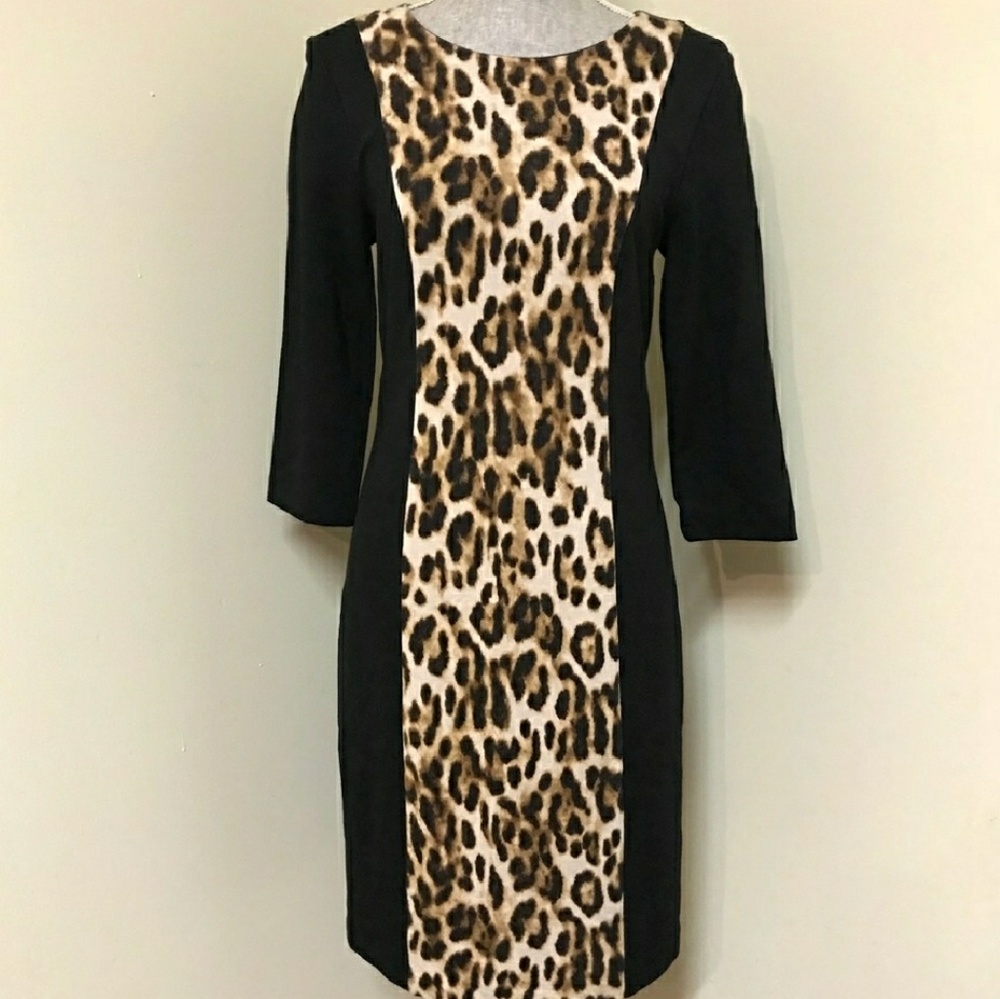 Chico's so slimming chetah size 0 dress